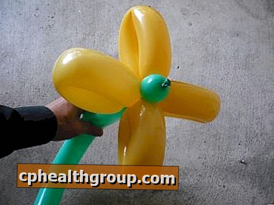 Kako narediti cvet z baloni