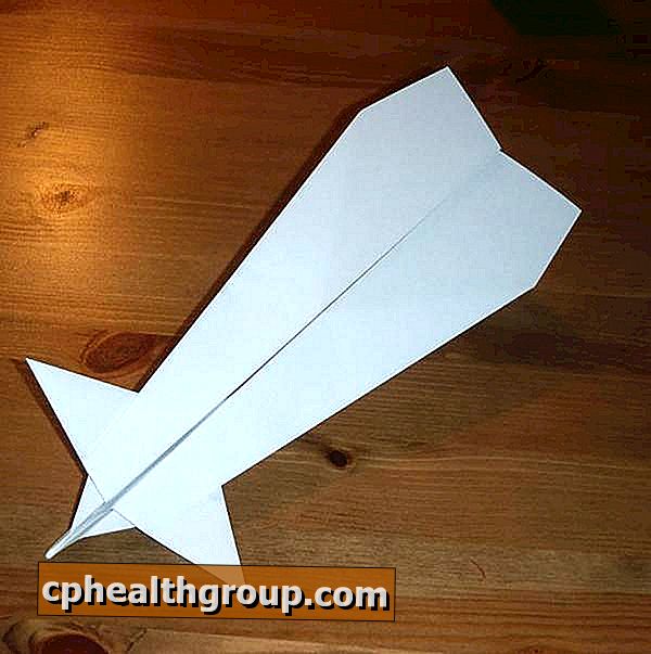 Як зробити паперовий літачок Canard