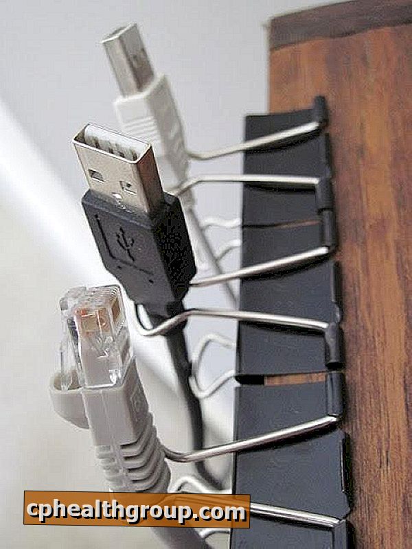 Как да организираме кабели с пинсети