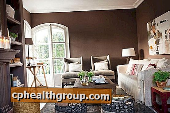 Šokolado spalva kambariuose - puiki dekoravimo idėja